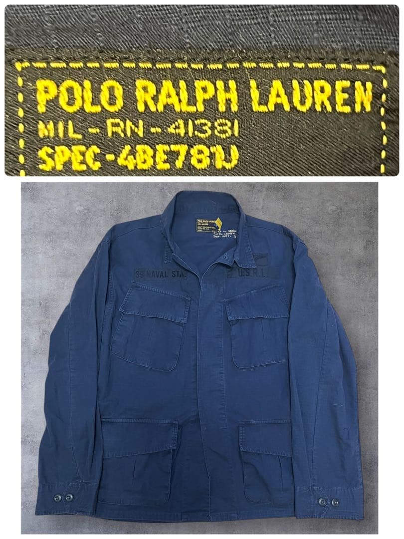 鑑定品　ポロラルフローレン ジャングル ファティーグ ジャケットralph
