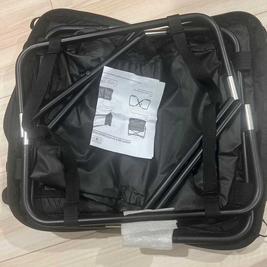 AS2OV アッソブ Rover Chair ローバーチェア オットマン 黒