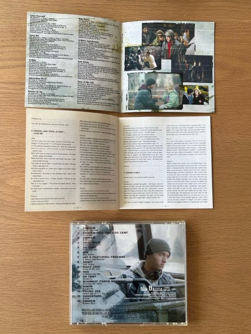 eminem エミネム　8mile DVD・CD・ポスター おまけ:ステッカー