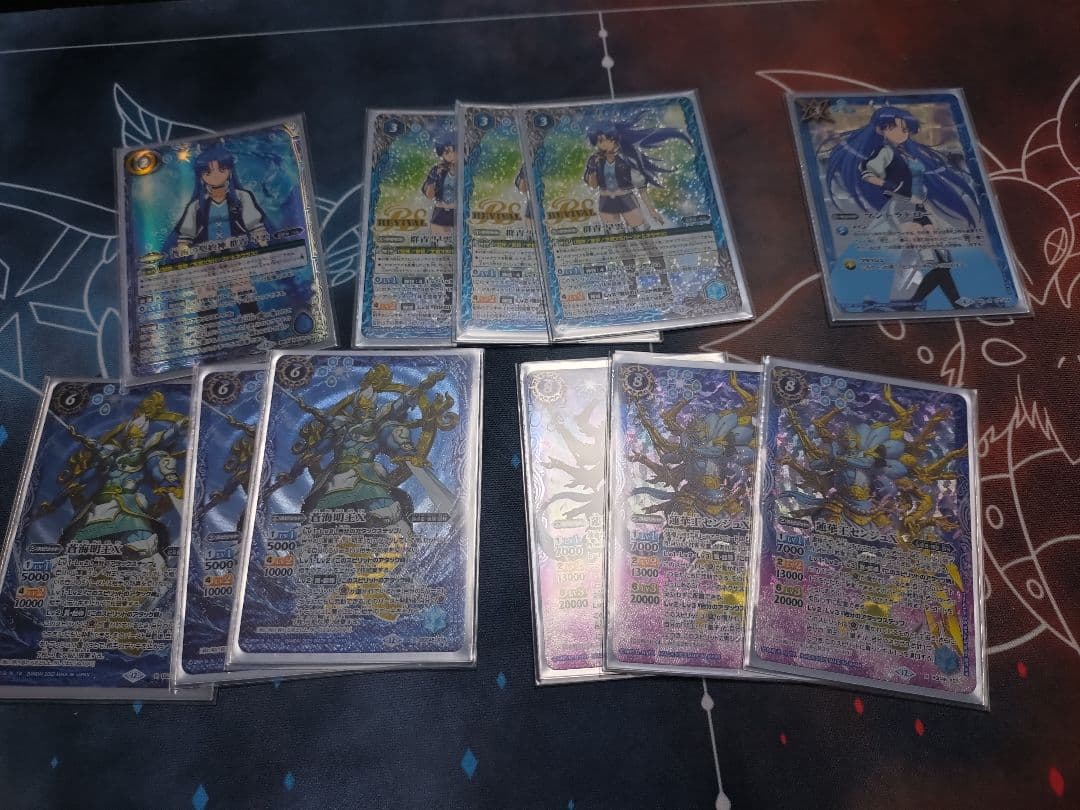 群青早雲デッキ　シークレット多数　スリーブ付き