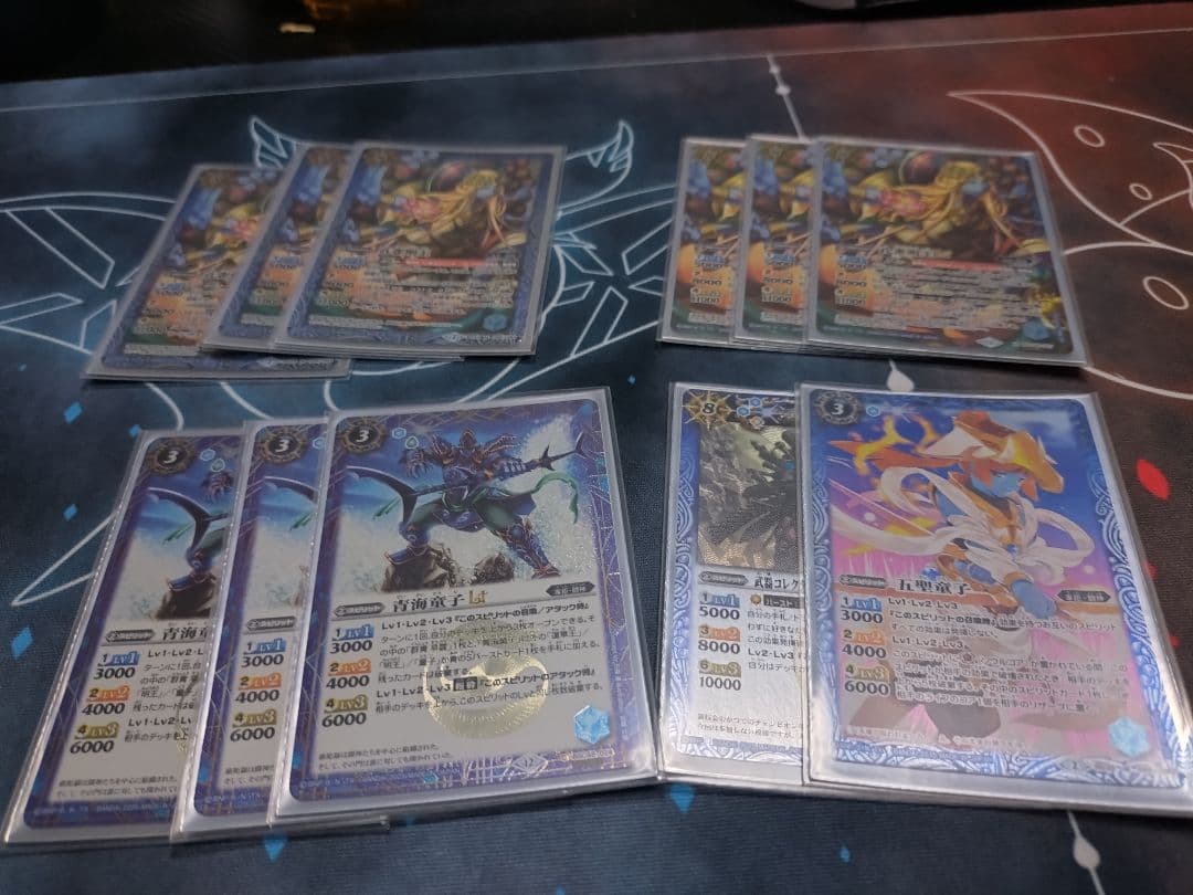 群青早雲デッキ　シークレット多数　スリーブ付き