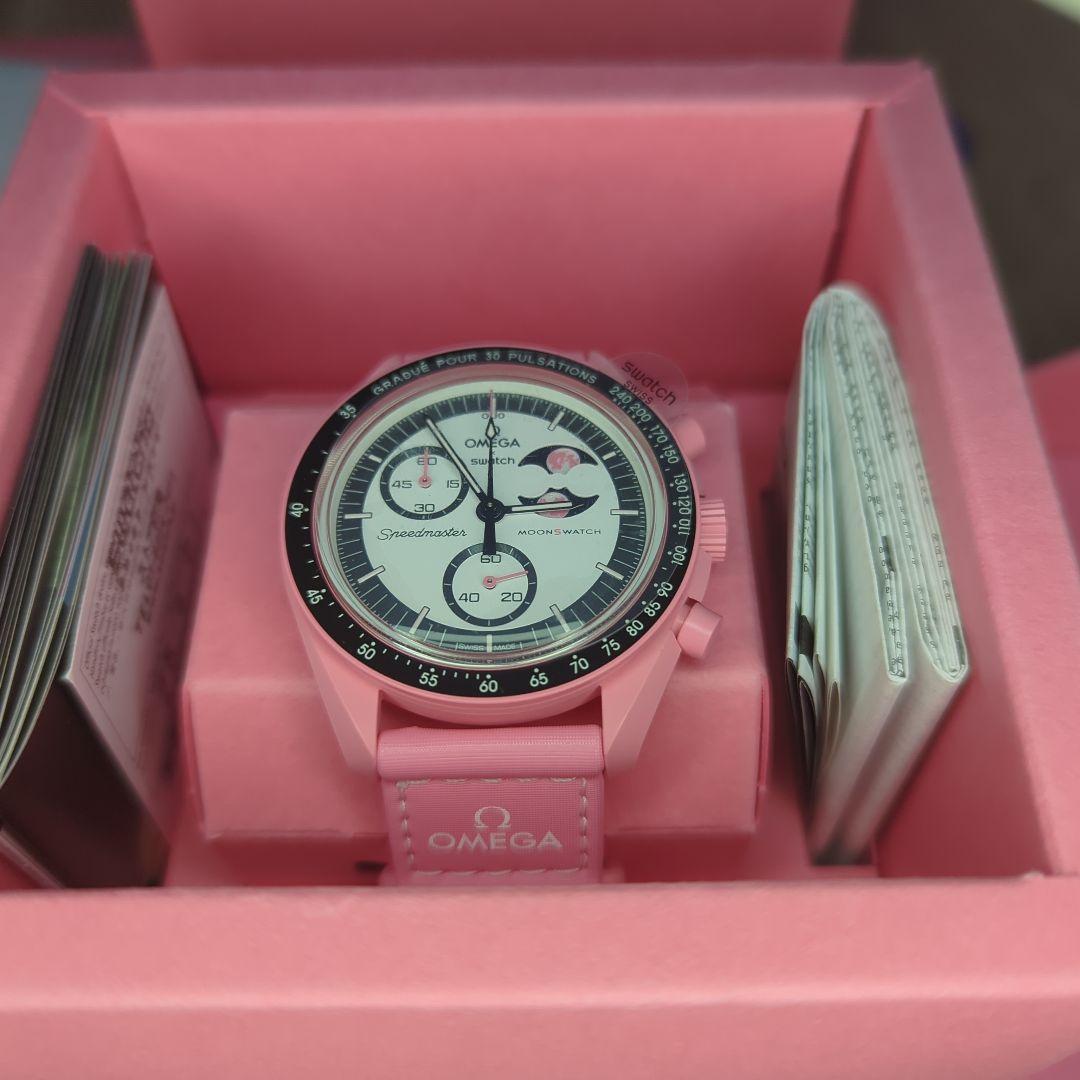 時計 MOONSWATCH MISSION TO THE PINK MOONPHASE
