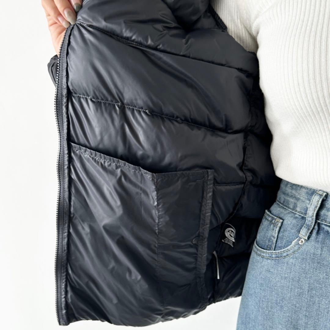 新品 THE NORTH FACE ノーカラー ブルゾン ダウンジャケット