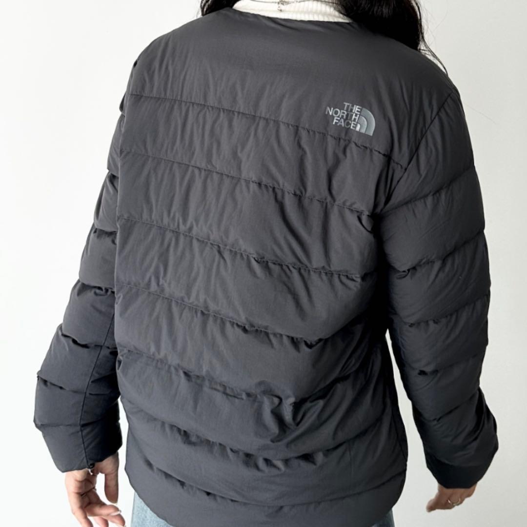 新品 THE NORTH FACE ノーカラー ブルゾン ダウンジャケット