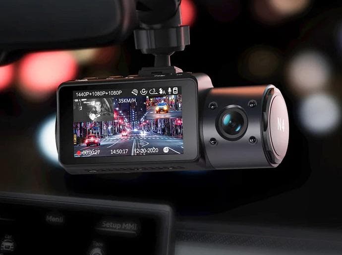 VANTRUE OnDash N4 ドライブレコーダー 4K 3カメラ360度✨