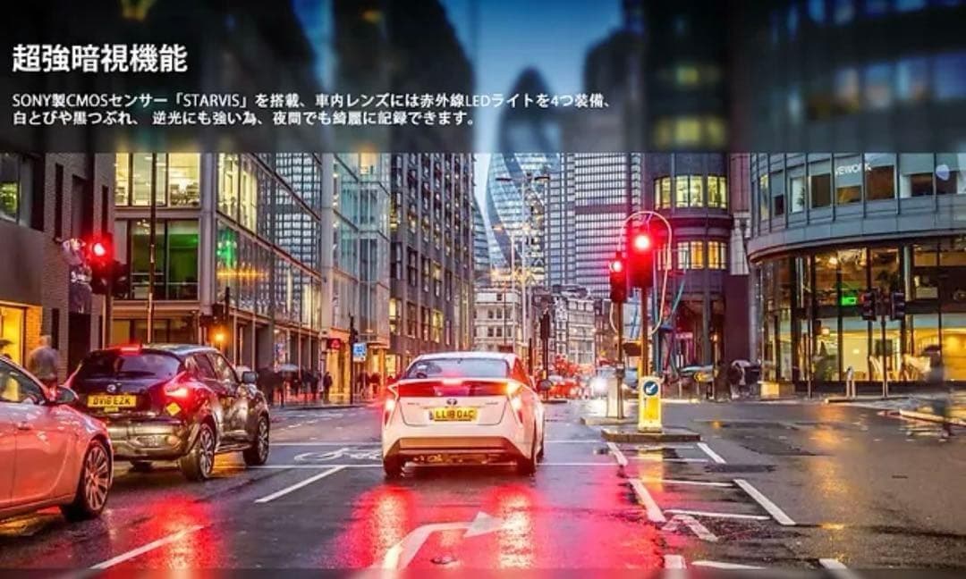 VANTRUE OnDash N4 ドライブレコーダー 4K 3カメラ360度✨