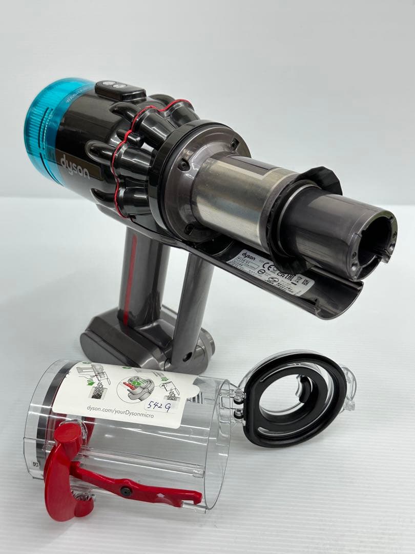 中古　美品　ダイソン　掃除機　SV21 マイクロ　本体　ダスト 純正バッテリー付