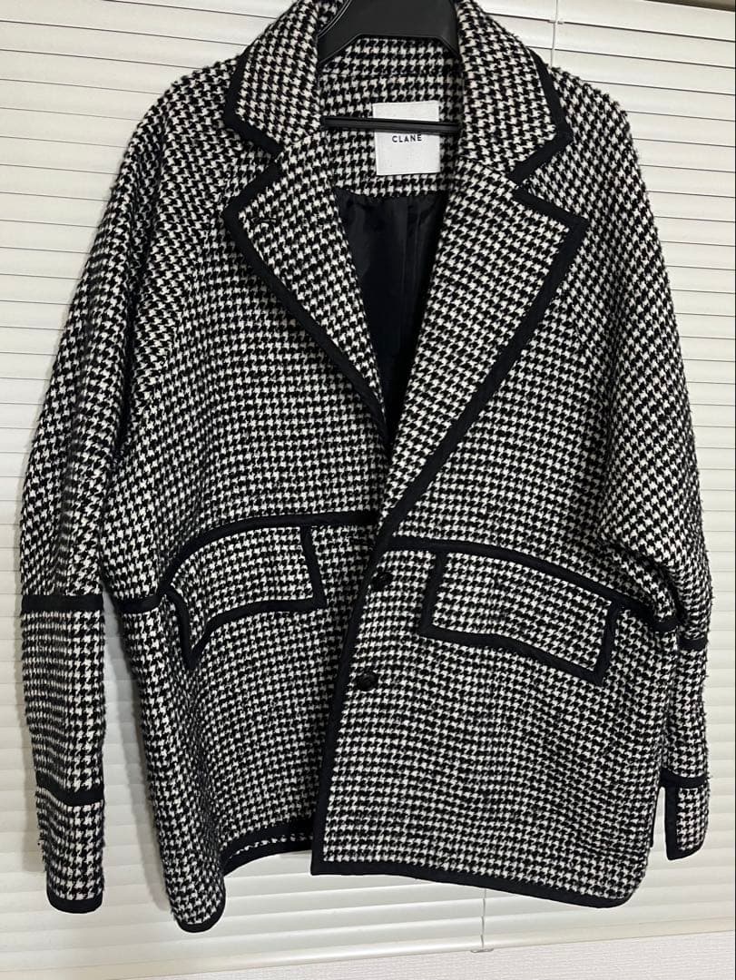 CLANE チェック柄 テーラードジャケット サイズ1