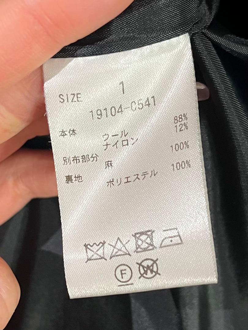 CLANE チェック柄 テーラードジャケット サイズ1