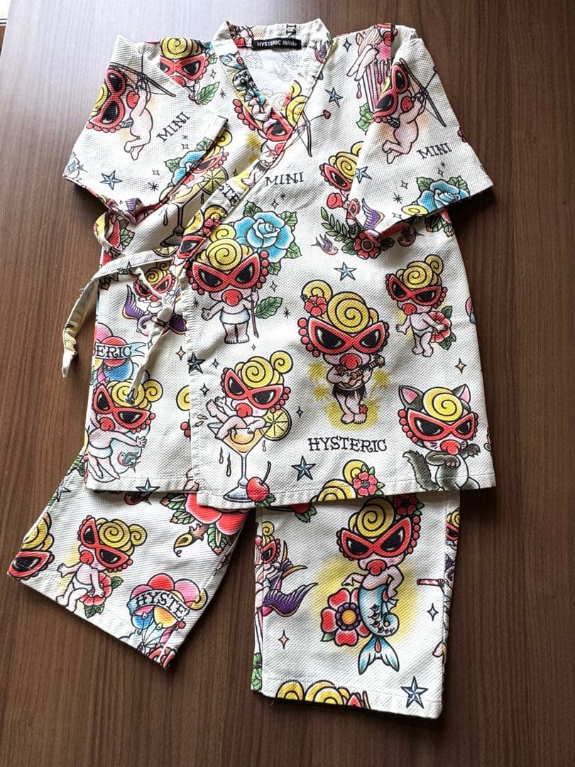ヒスミニ/HYSTERIC MINI 甚平 L (120-130cm)