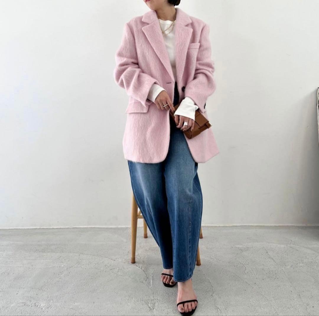 【美品✨】NOLLEY'S モヘヤシャギーPREMIUMテーラードジャケット