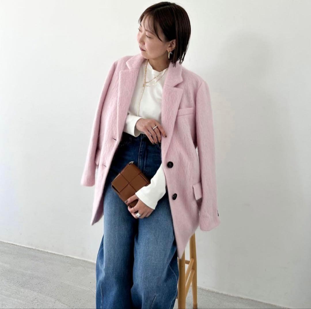 【美品✨】NOLLEY'S モヘヤシャギーPREMIUMテーラードジャケット