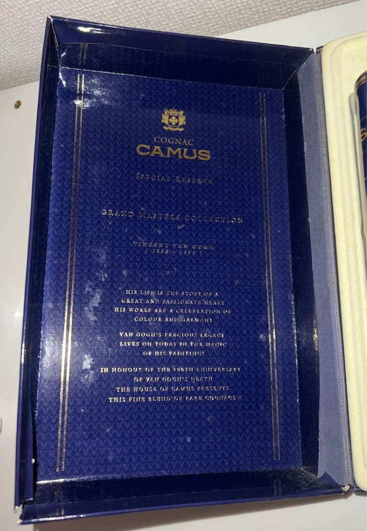 カミュ　CAMUS　ブック　ゴッホ　SPECIALRESERVE COGNAC