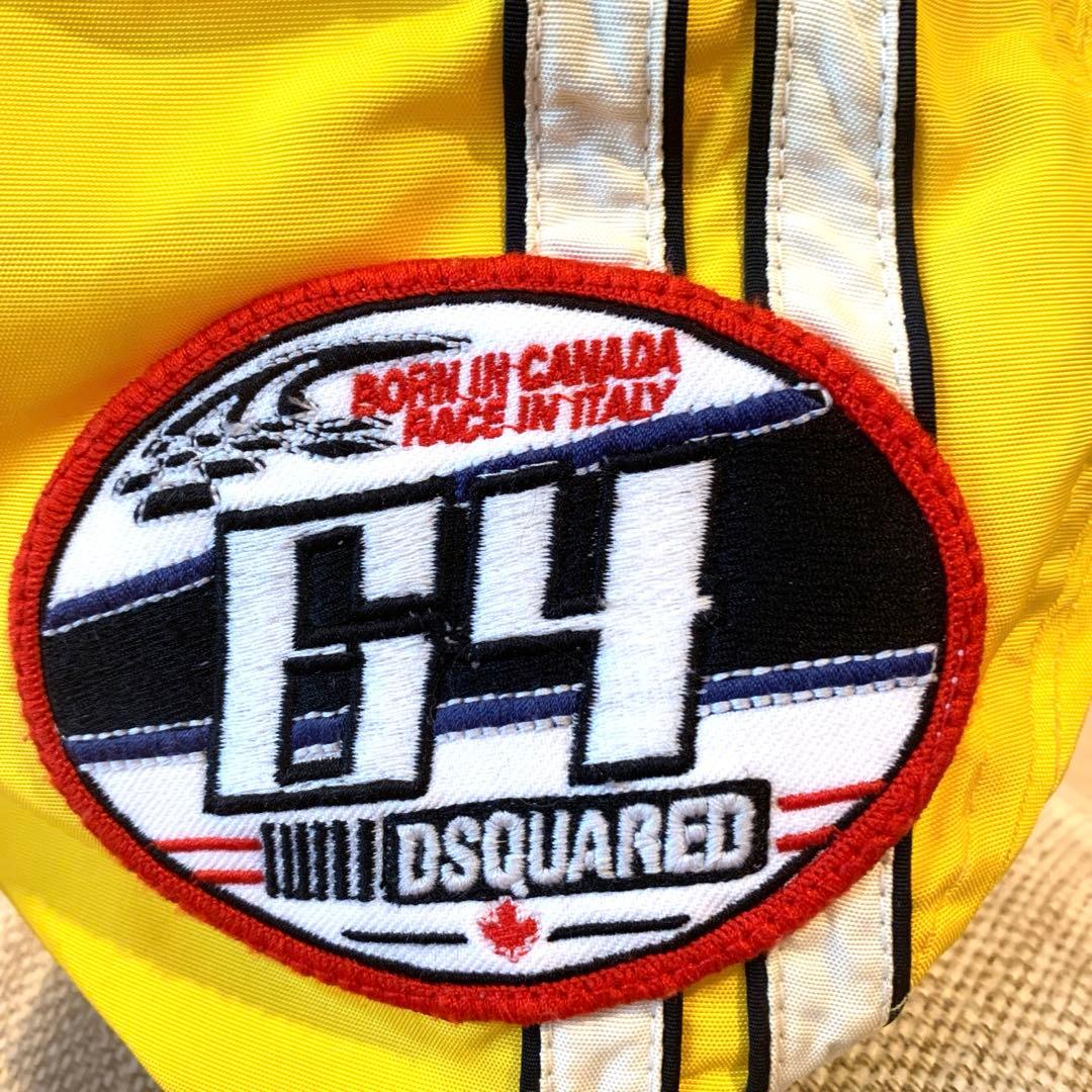 ☆激レア品！！DSQUARED2イエロー レーシングキャップ