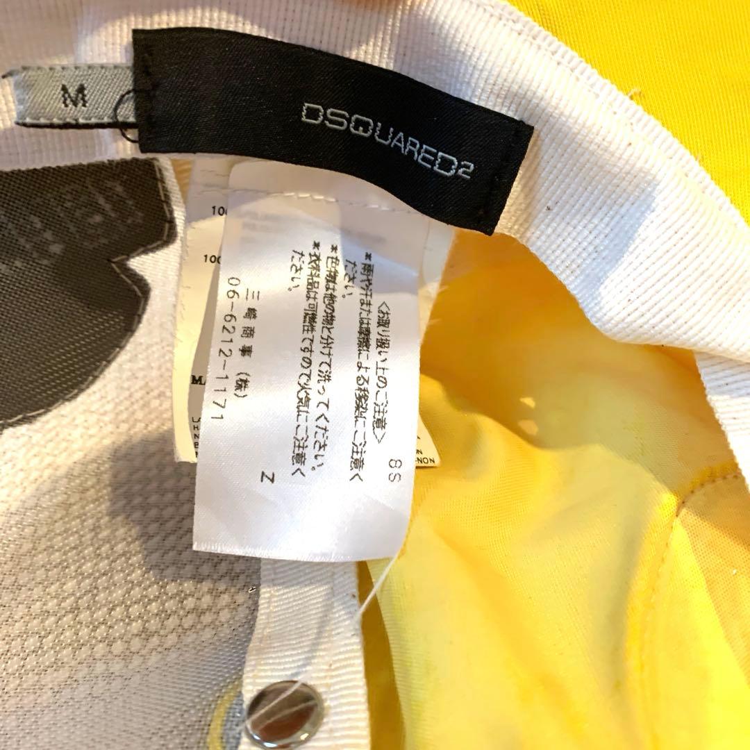 ☆激レア品！！DSQUARED2イエロー レーシングキャップ