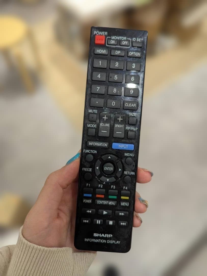 【美品】SHARPデジタルサイネージディスプレイ＆スタンドセット