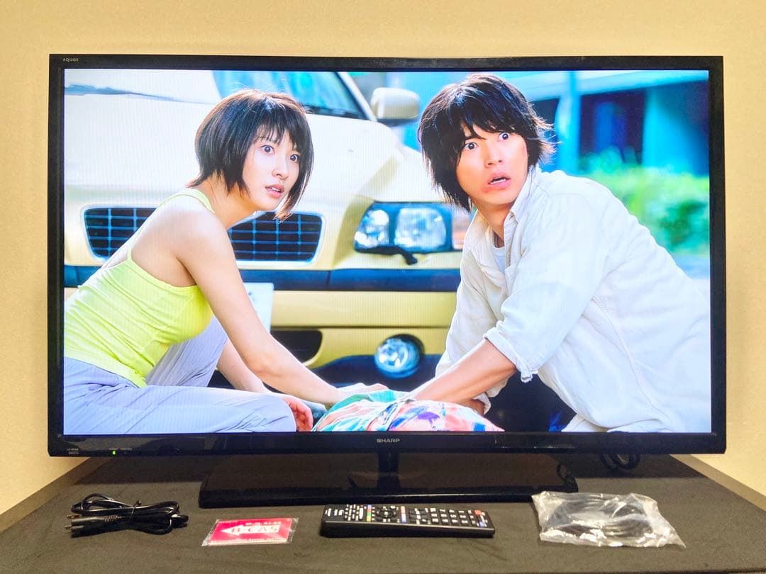 シャープ 40型液晶テレビ 40H40（2017年製）◆互換リモコン・B-CAS