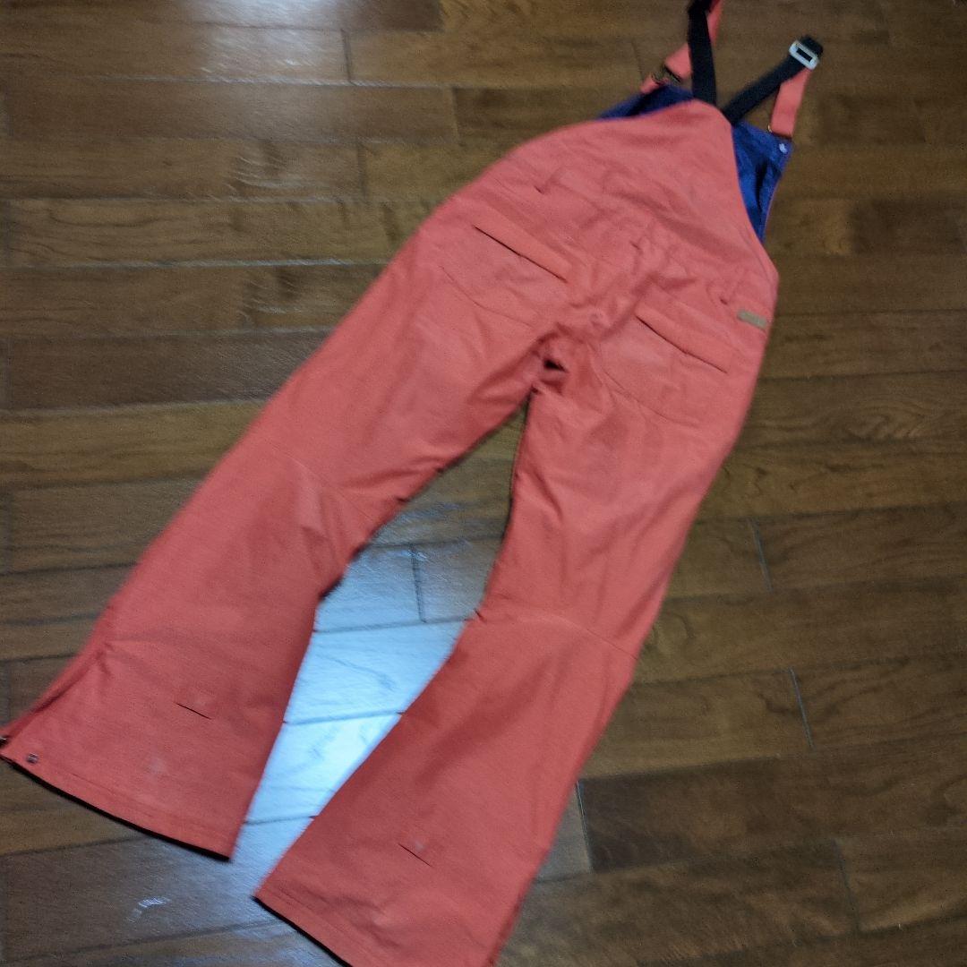 ROXY　スノボウェア　上下セット　Ｍ　ボーダー　デニム風　ビブパンツ