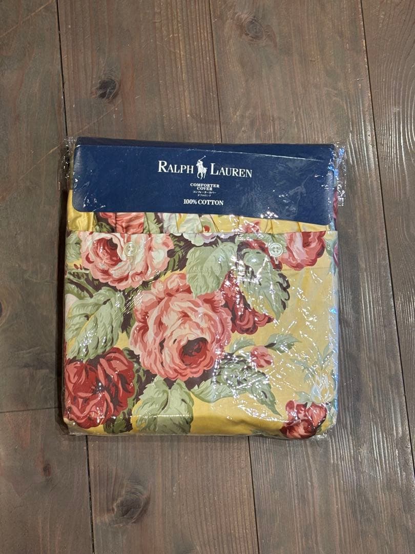 未使用　Ralph Lauren ダブル コンフォーターカバー＆ピローシャム2枚