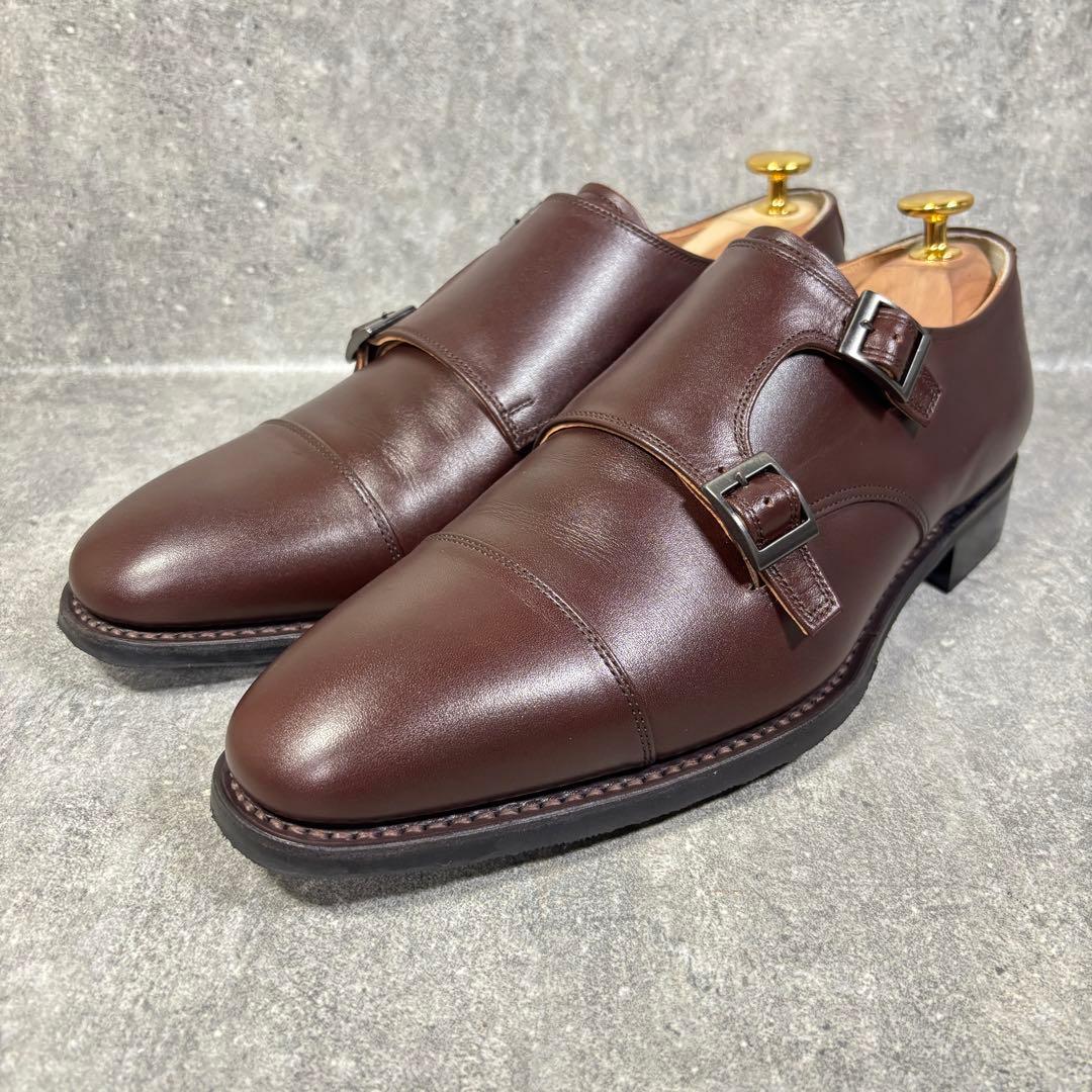 【極美品】スコッチグレイン ダブルモンク 1812 レザー 24.5cm