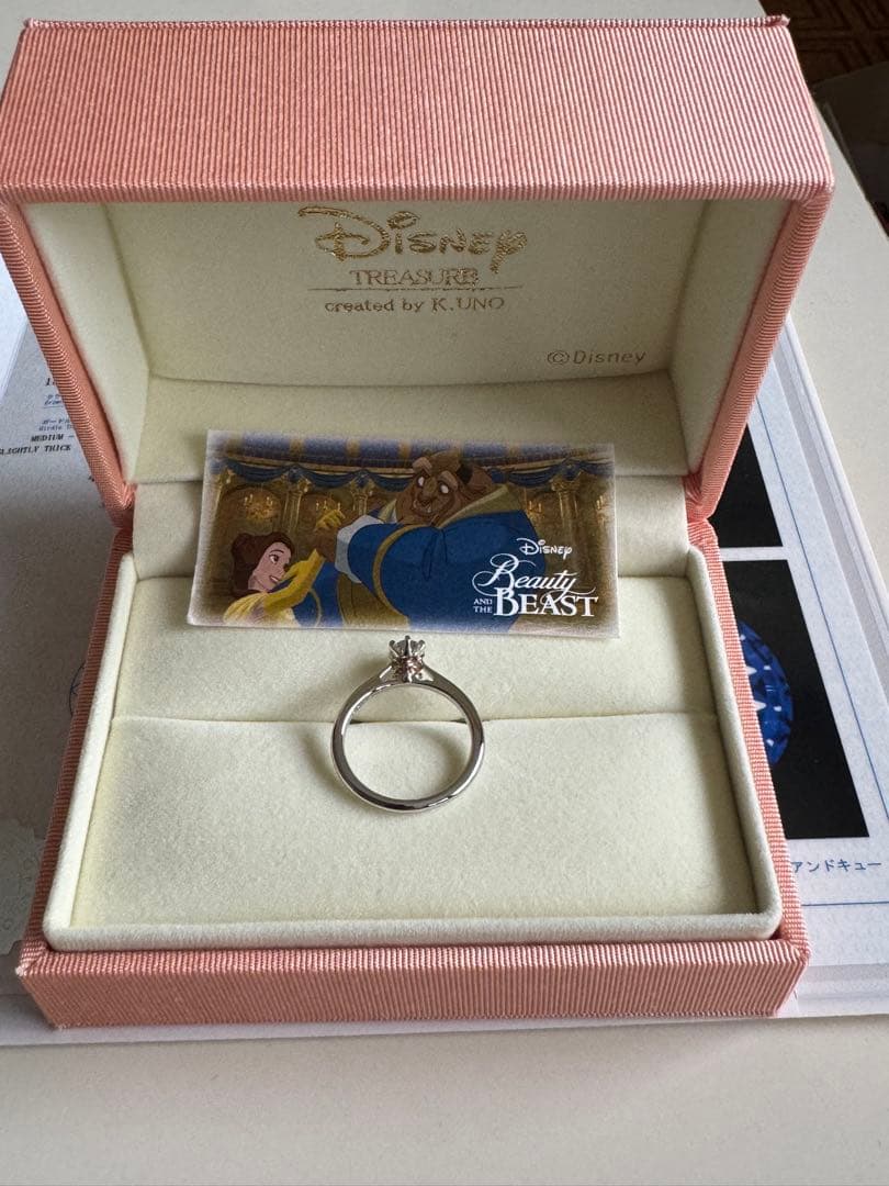 【K.UNO】The Enchanted Rose 『美女と野獣』婚約指輪