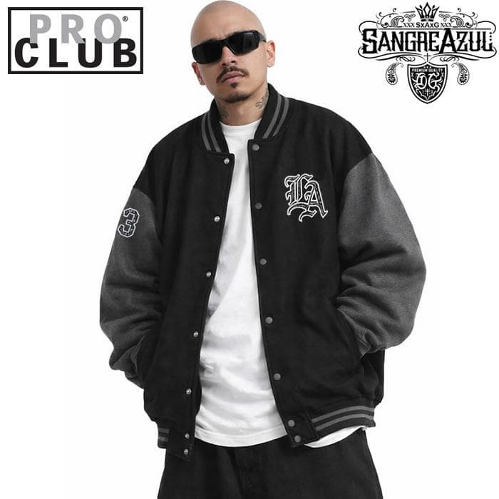 PRO CLUB LA 13【3X】ジャケット ウエストコースト チカーノ 黒墨