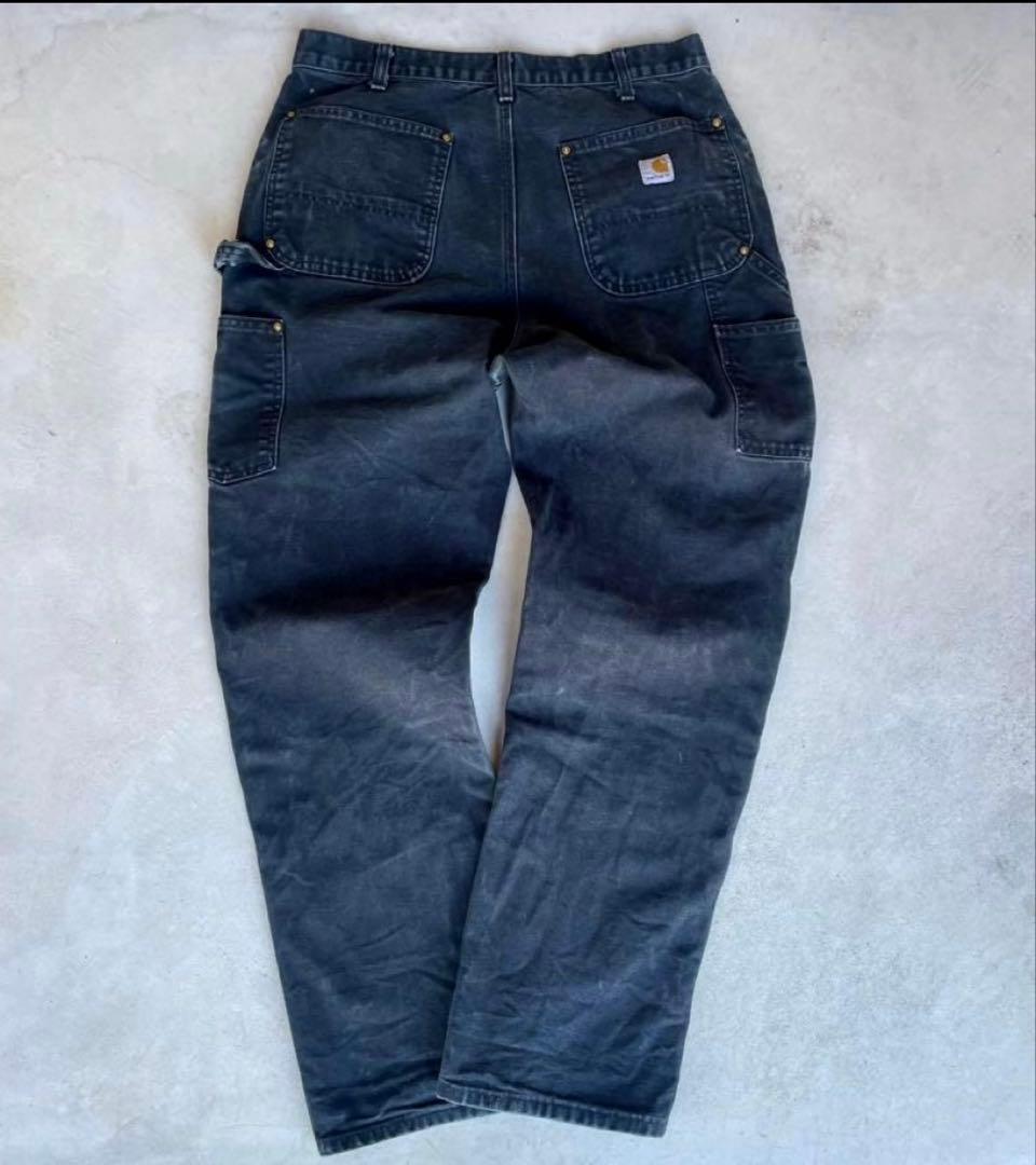 ヤ*タ様 carhartt ダブルニー　極上フェード ペインター パンツ　B01
