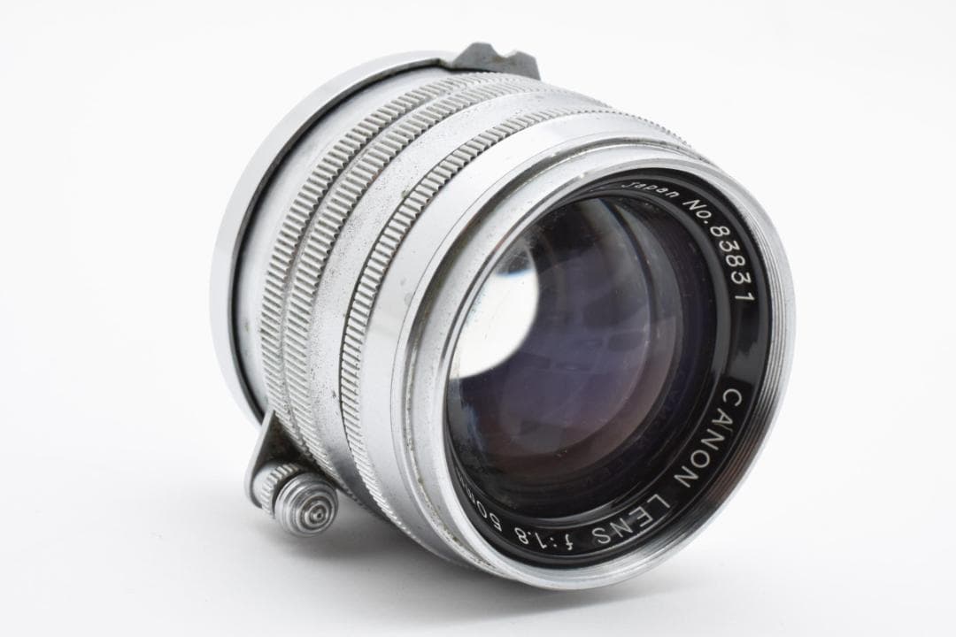 【純正メタルキャップ付属】 キャノン 50mm Ｆ1.8 ライカＬマウントレンズ