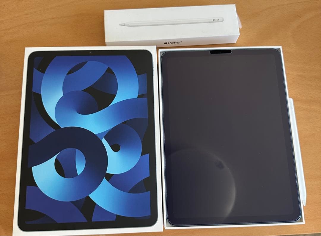 iPad Air5セルラーモデルブルー　Apple Pencil付