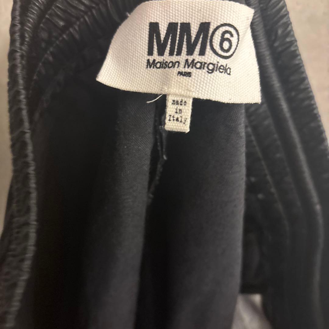 MM6 Maison Margiela フェイクレザー　キュロット ハーフパンツ