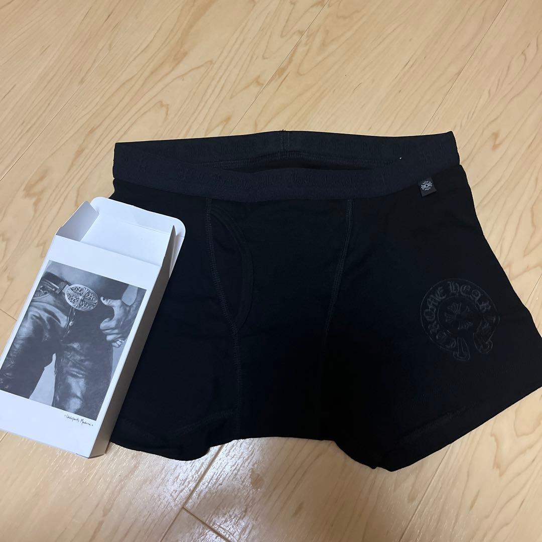 【新品未使用】Chrome Hearts ボクサーパンツ 黒　Mサイズ