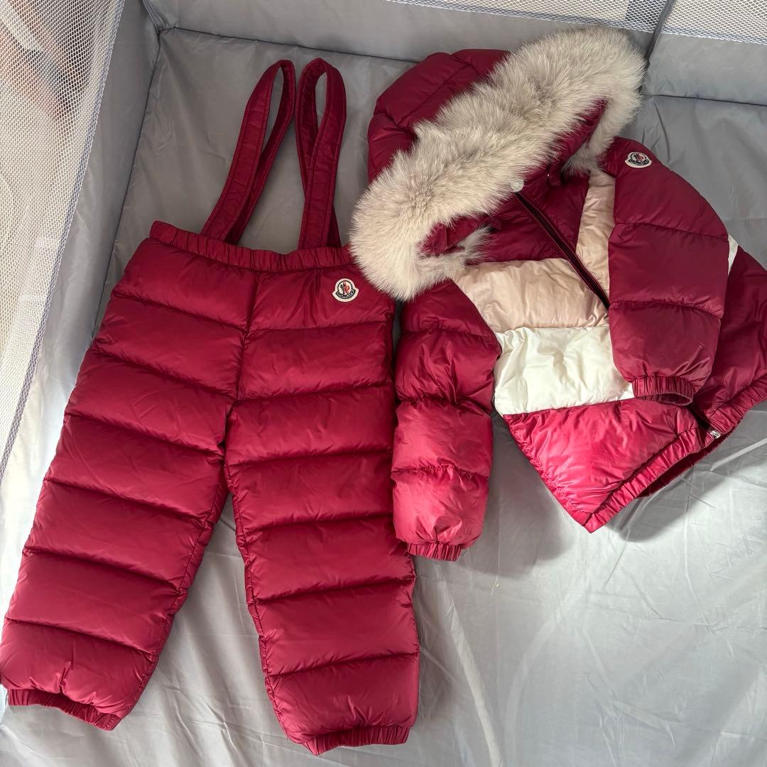 モンクレール キッズ 100cm ダウン セットアップ 美品★MONCLER
