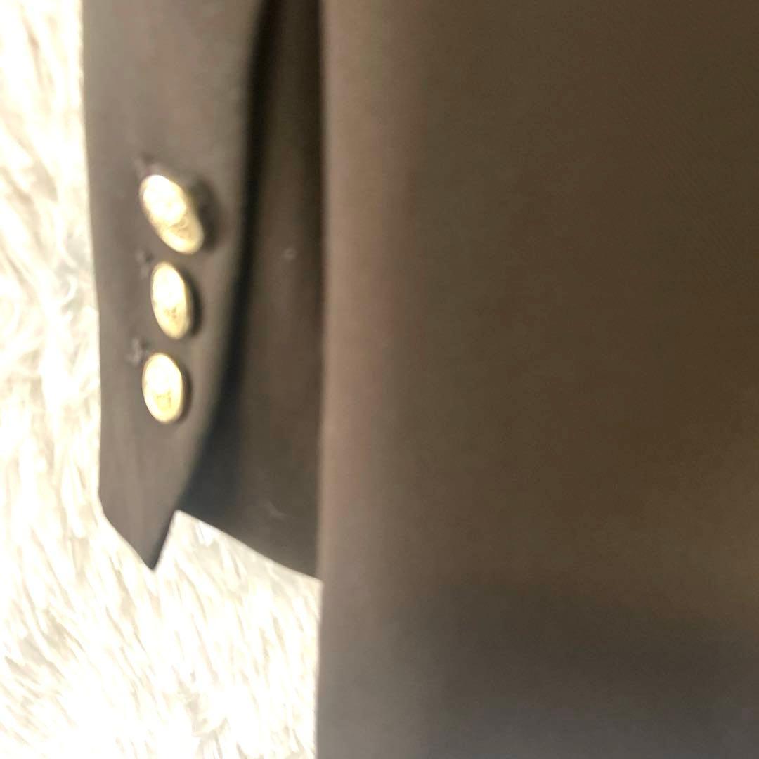 グレディブリリアン 未使用に近いブラウン ツイルテーラードダブルジャケットM38