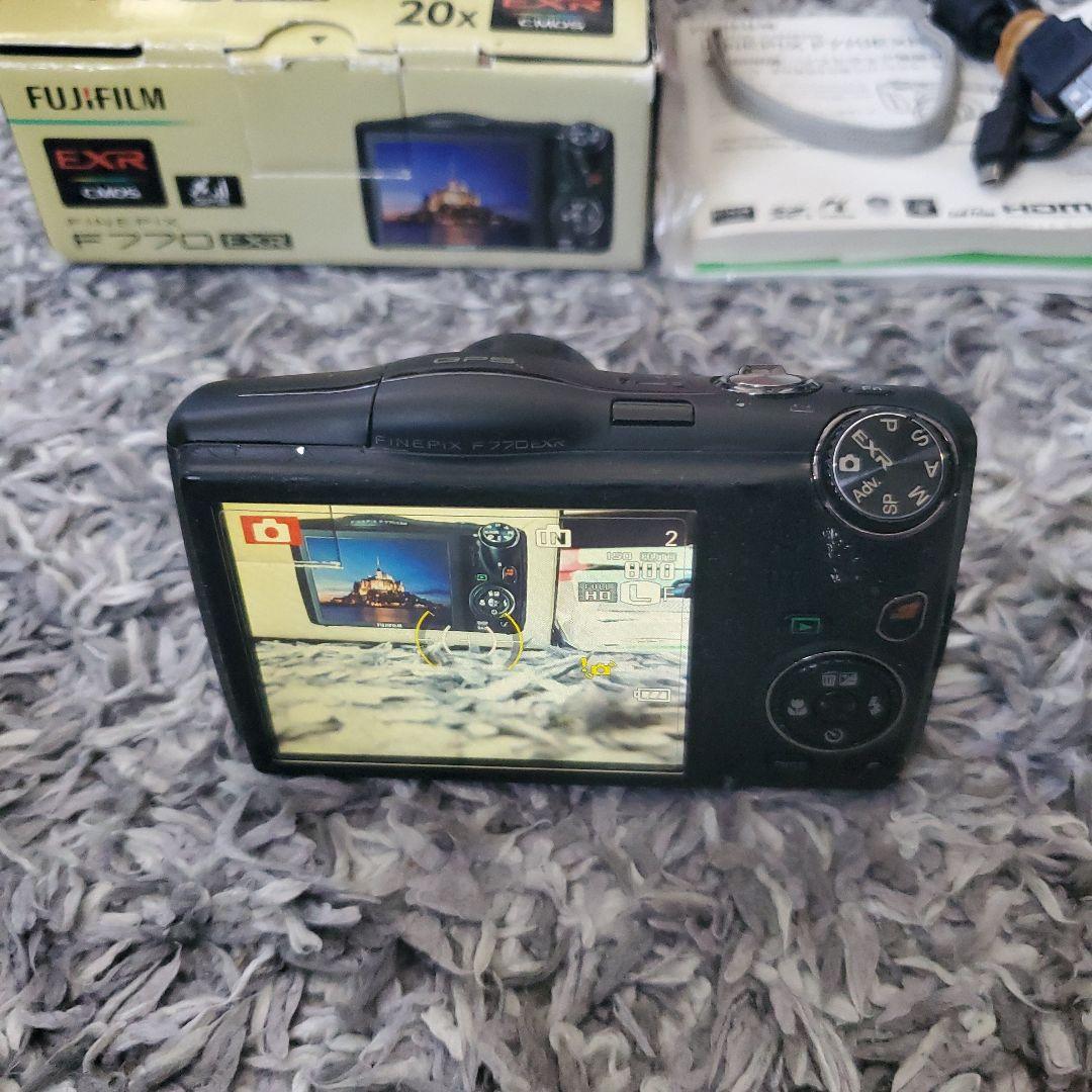 箱有 動作品 FUJIFILM FINEPIX F770EXR BK ブラック
