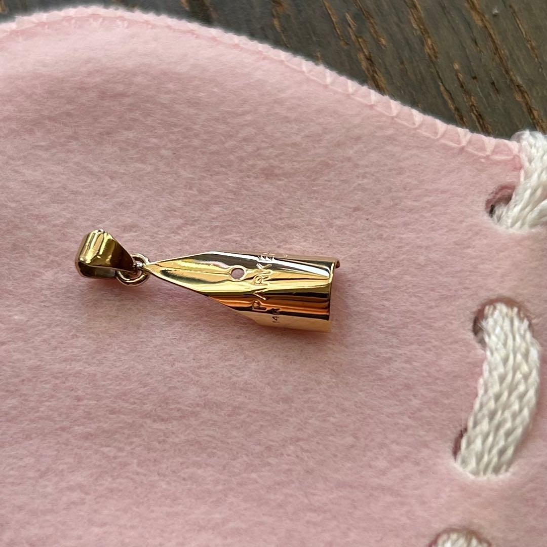 【14K】Parker（USA）万年筆ペン先　ペンダントトップのみの販売です