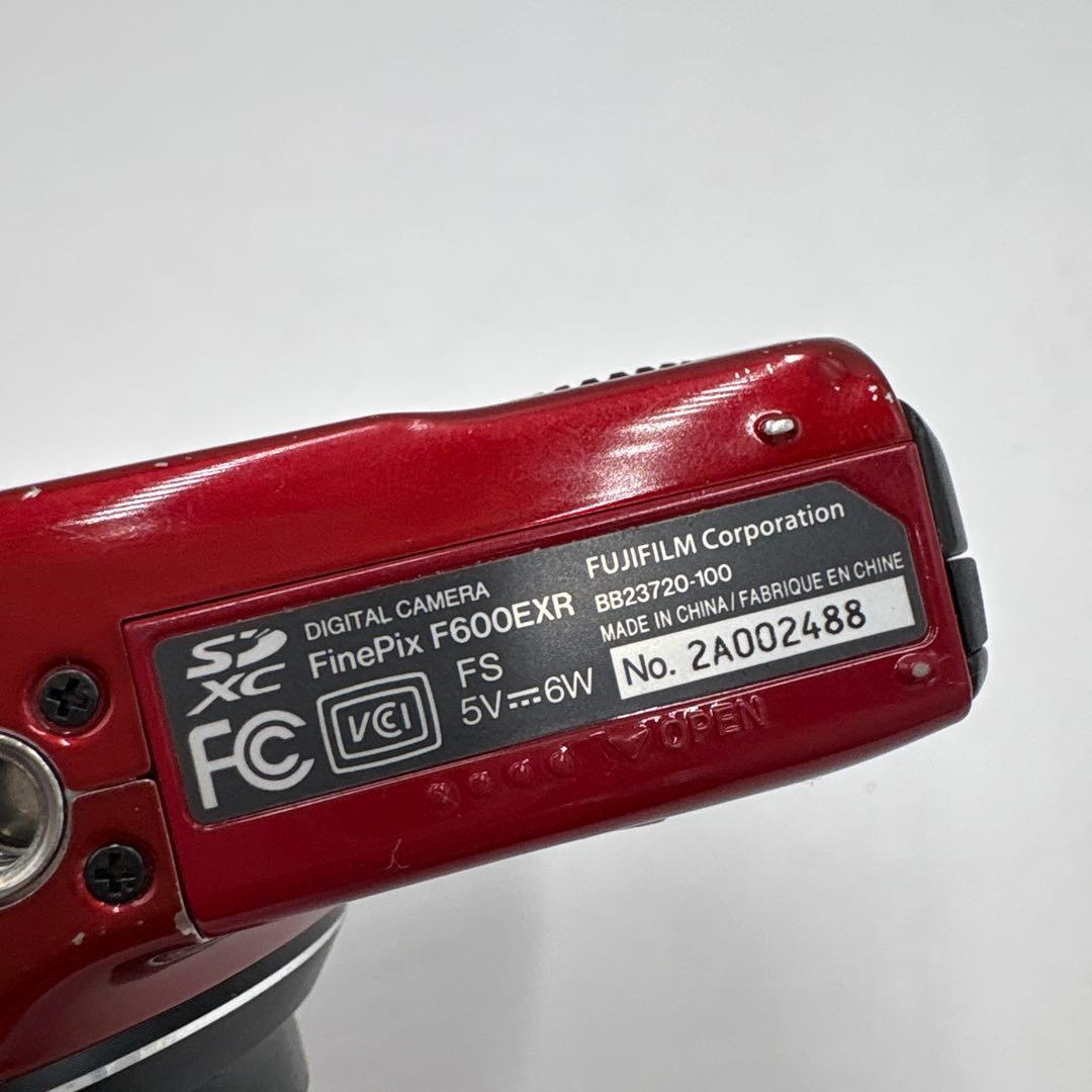 FUJIFILM FINEPIX F600EXRレッド　 動作確認済