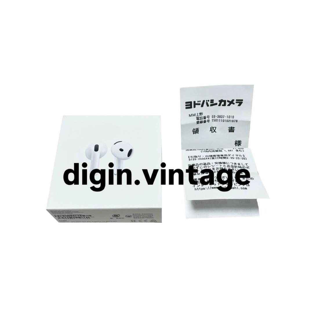 新品 Apple AirPods4 MXP63J/A アップル エアーポッズ