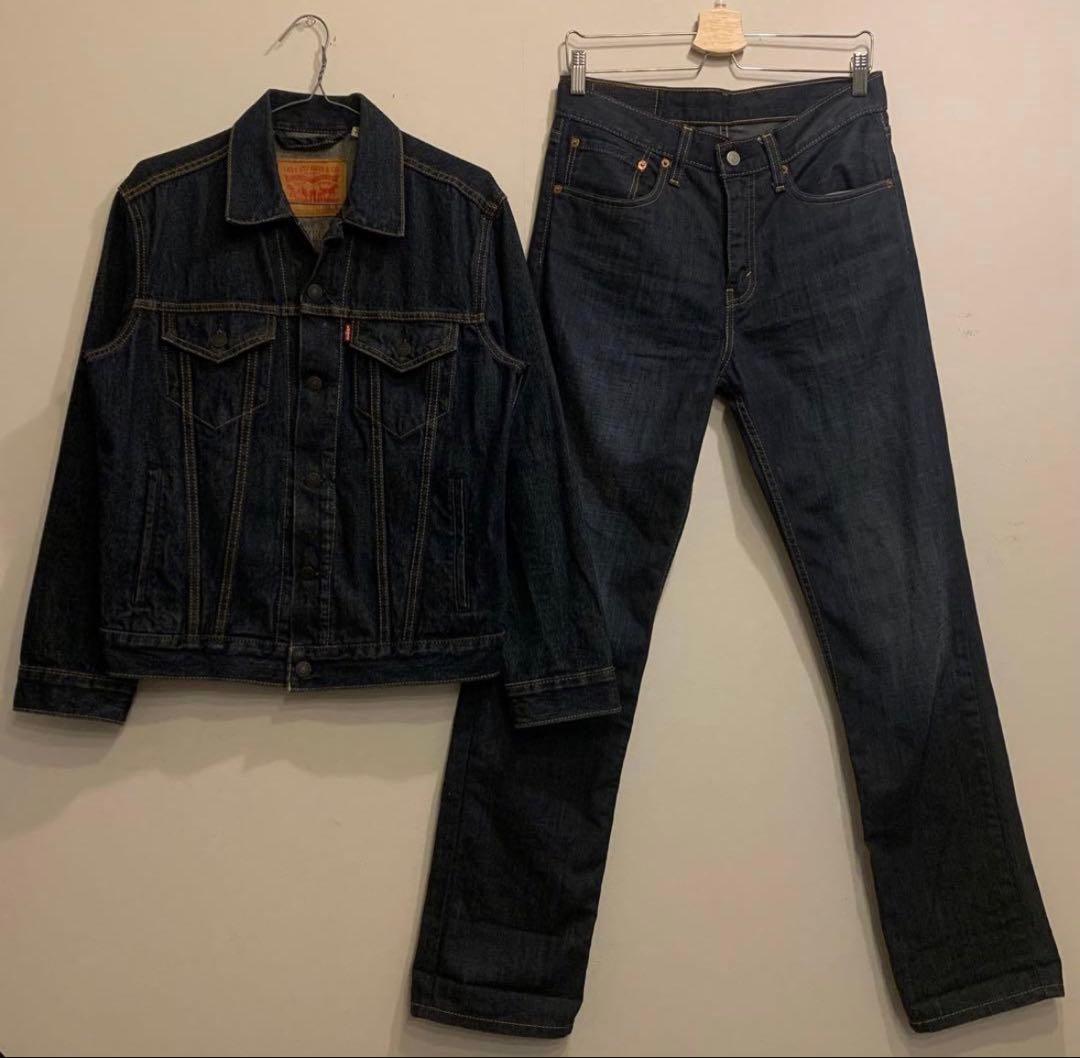 【セットアップ】リーバイス デニムセットアップ ジャケット 濃紺 LEVI’S