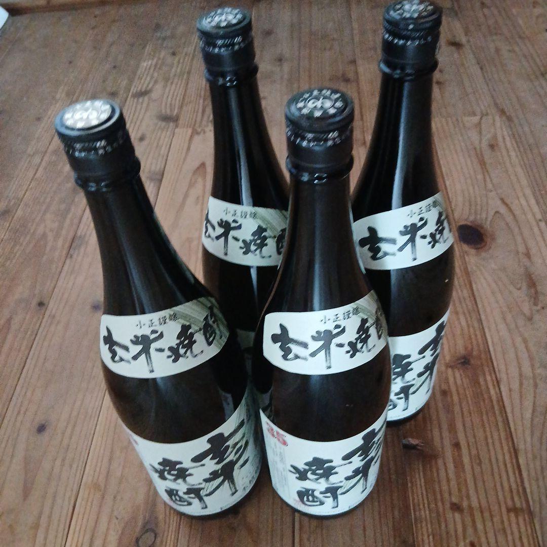 小正醸造　玄米焼酎３５度1800ml 瓶　4本