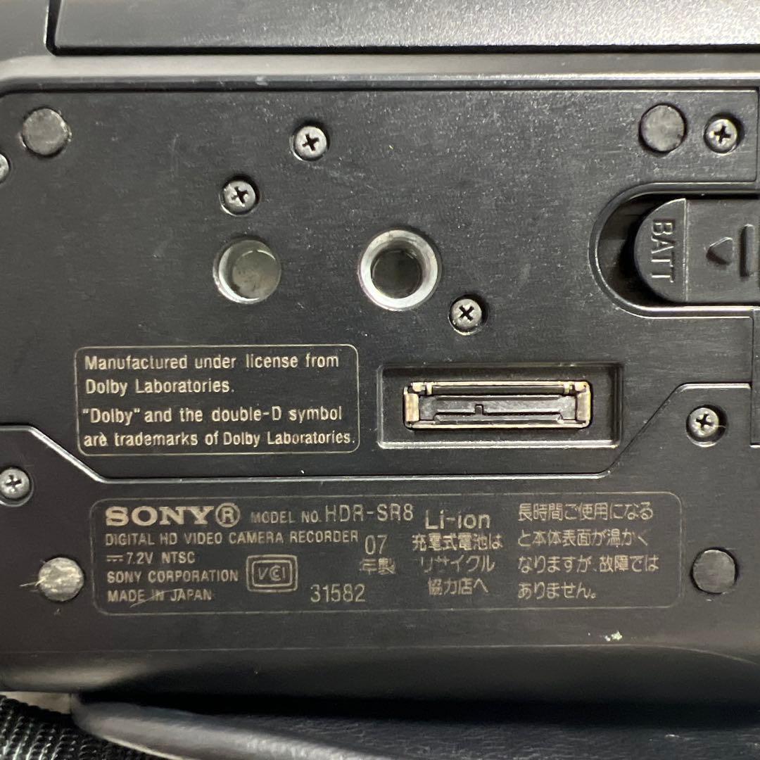 SONY ビデオカメラ HDR-SR8 HDD ナイトショット ファインダー付