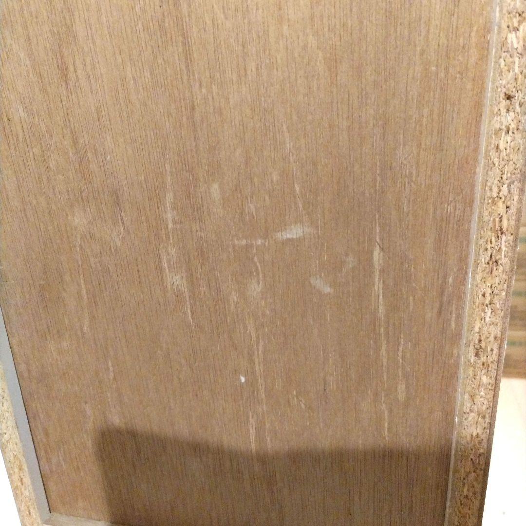 シューズボックス 下駄箱 扉付き ミラー付き 幅29cm 木製　ホワイト