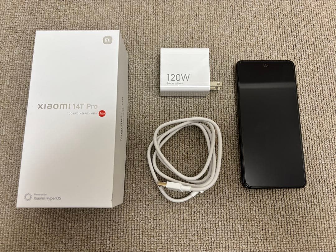 Xiaomi 14T Pro 256GB チタンブラック 国内版