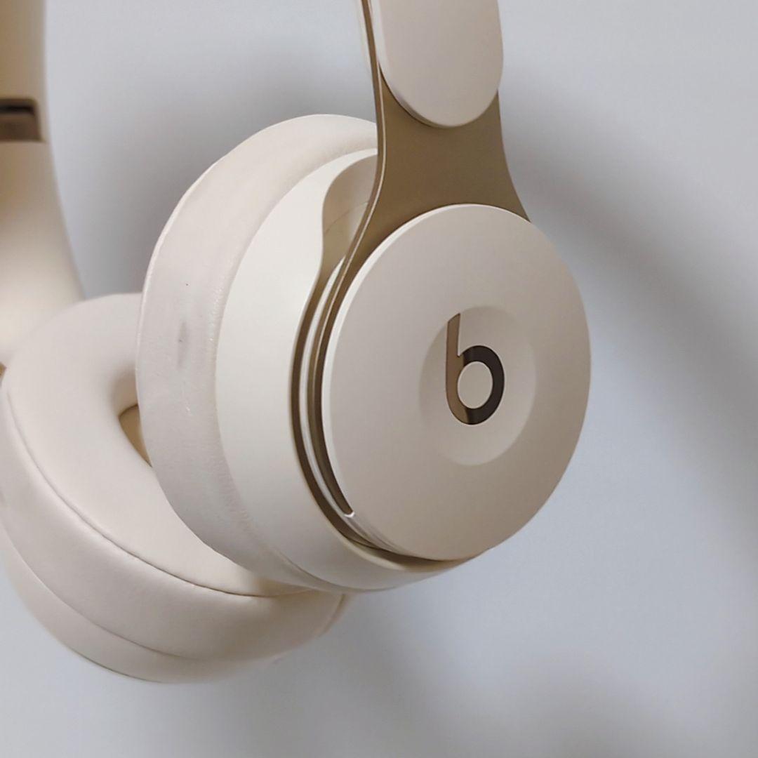 専用 Beats Solo Pro ワイヤレスヘッドホン A1881 アイボリー