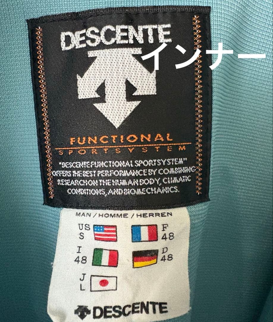 デサントDESCENTスキーウェア　スノボウェア　3点セット　メンズ　L