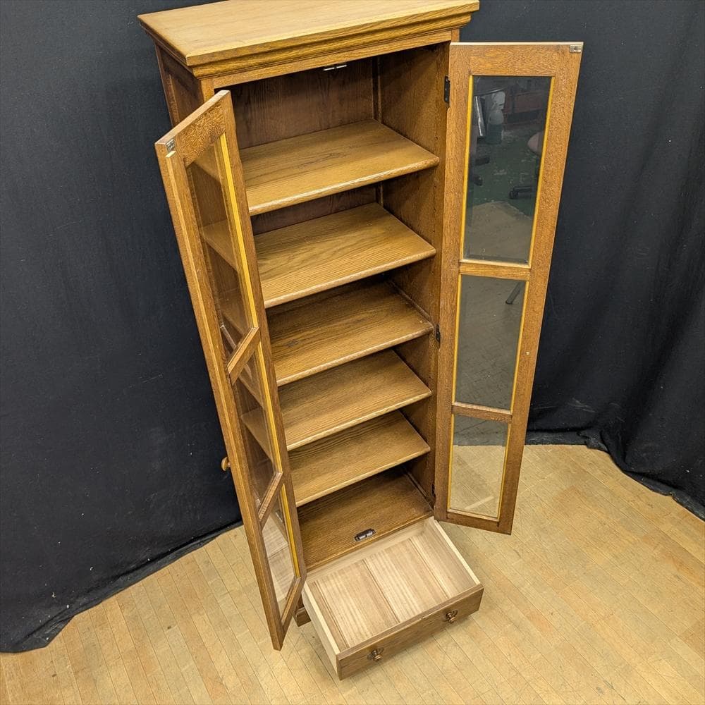 えぞ民芸家具　蝦夷　EZO　本棚　本箱　書棚　キャビネット　飾棚　ブックシェルフ