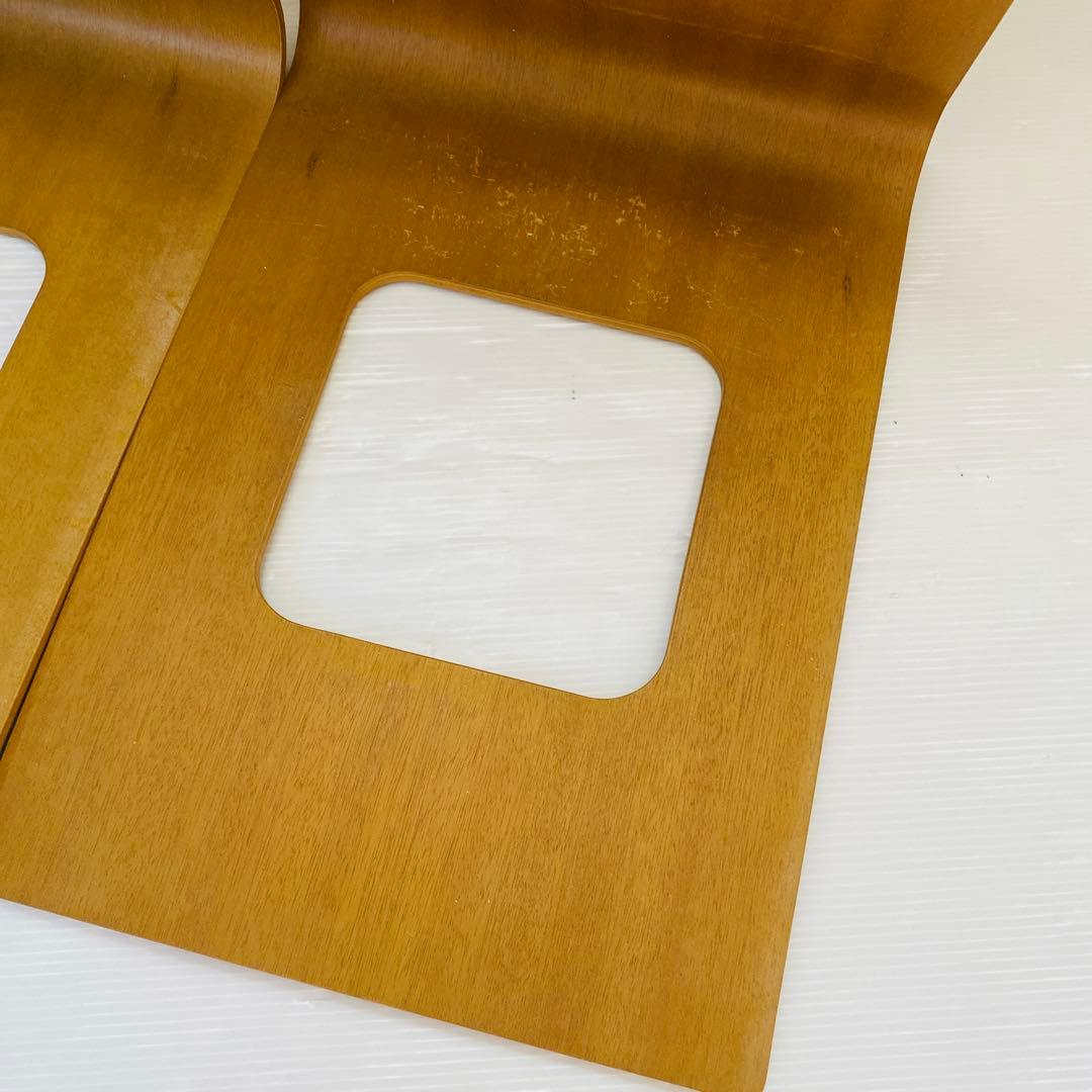 高級品 天童木工 木製 座椅子 藤森健次 曲げ木 名作椅子 積層合板