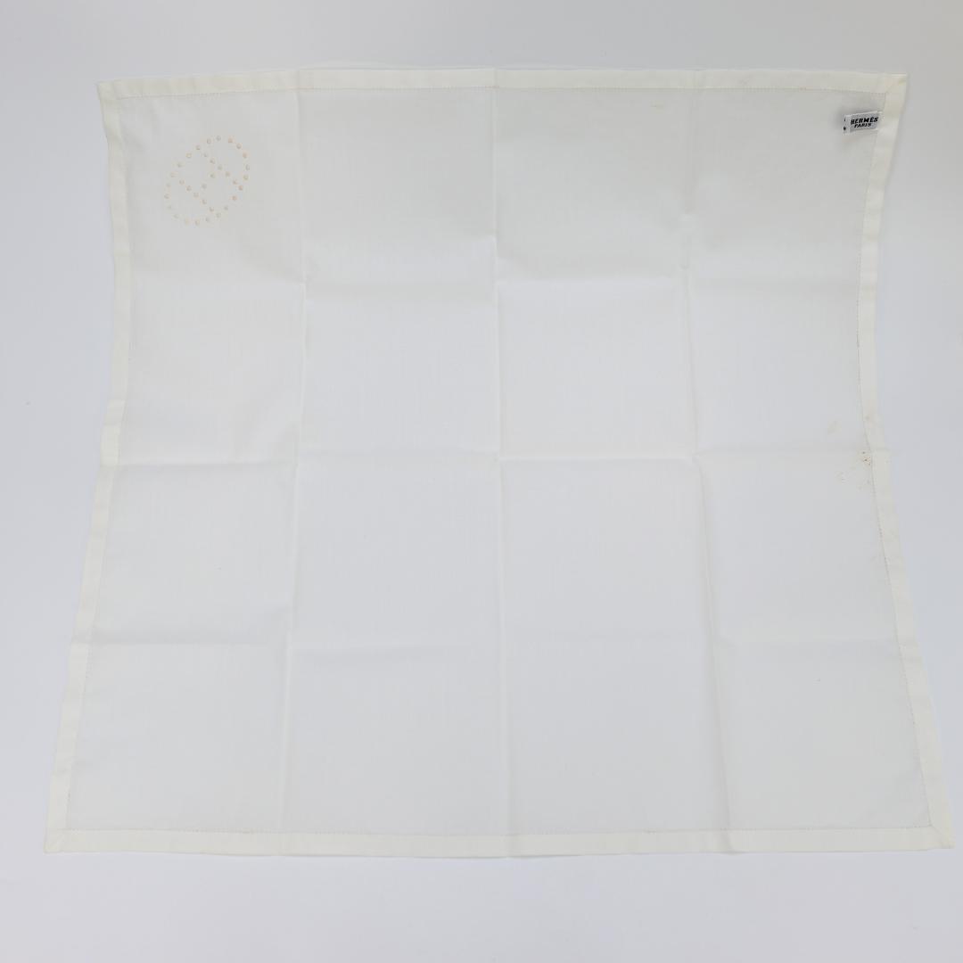 エルメス ハンカチ2枚セット コットン100%