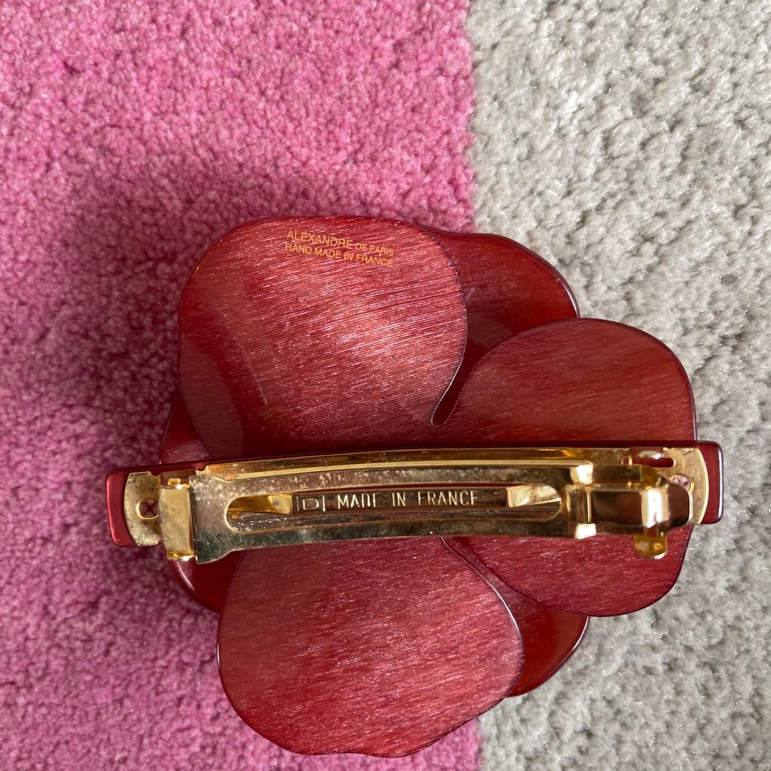 アレクサンドルドゥパリ カメリア バレッタ 大