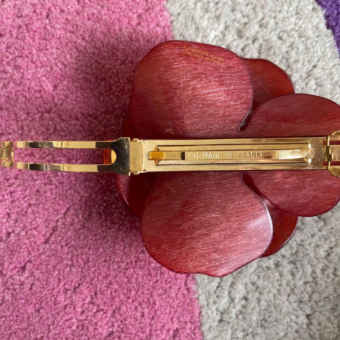 アレクサンドルドゥパリ カメリア バレッタ 大