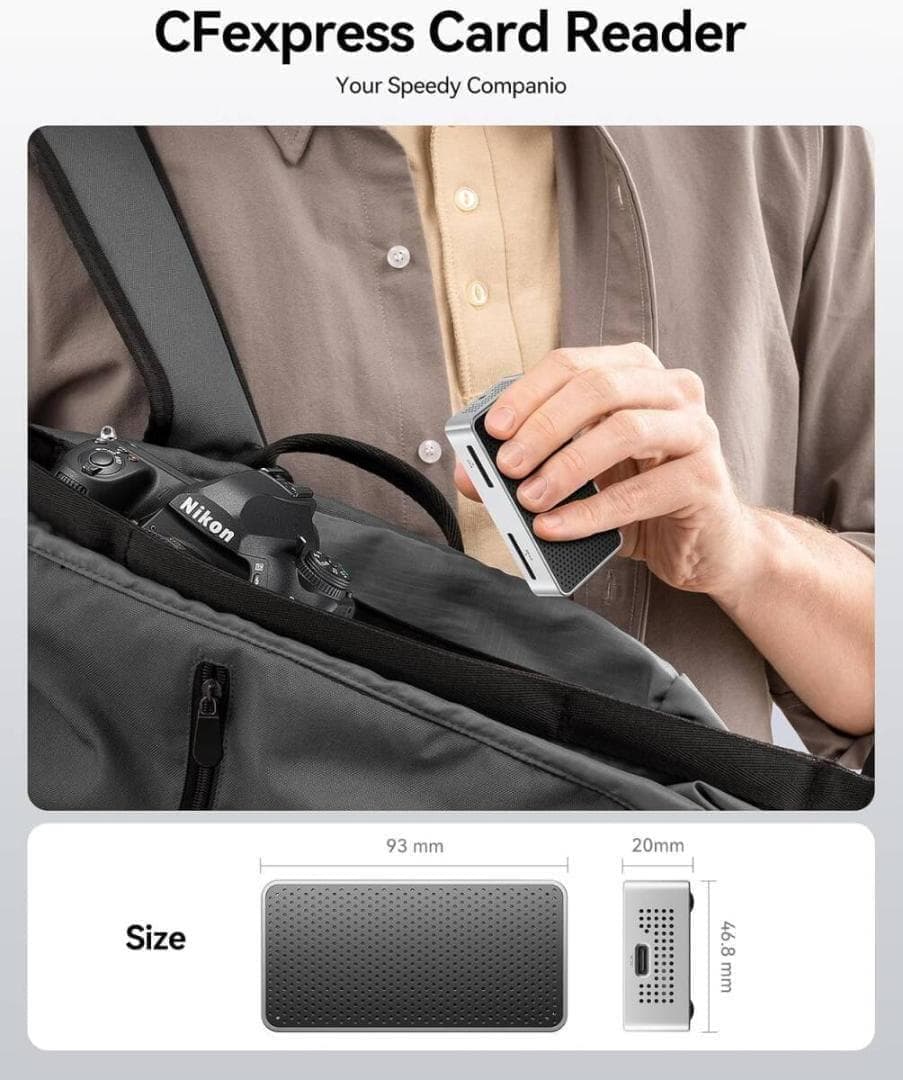 ORICO カードリーダー CFexpress Type B/ A/SD/TF